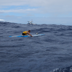 Ludovic Dulou sur la course Molokaï2Oahu