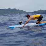 Ludovic Dulou sur la course Molokaï2Oahu