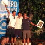 Podium des vainqueurs de la course Molokaï2Oahu 40-49ans