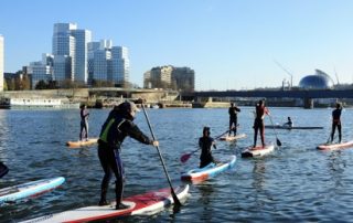 Coaching SUP sur la Seine