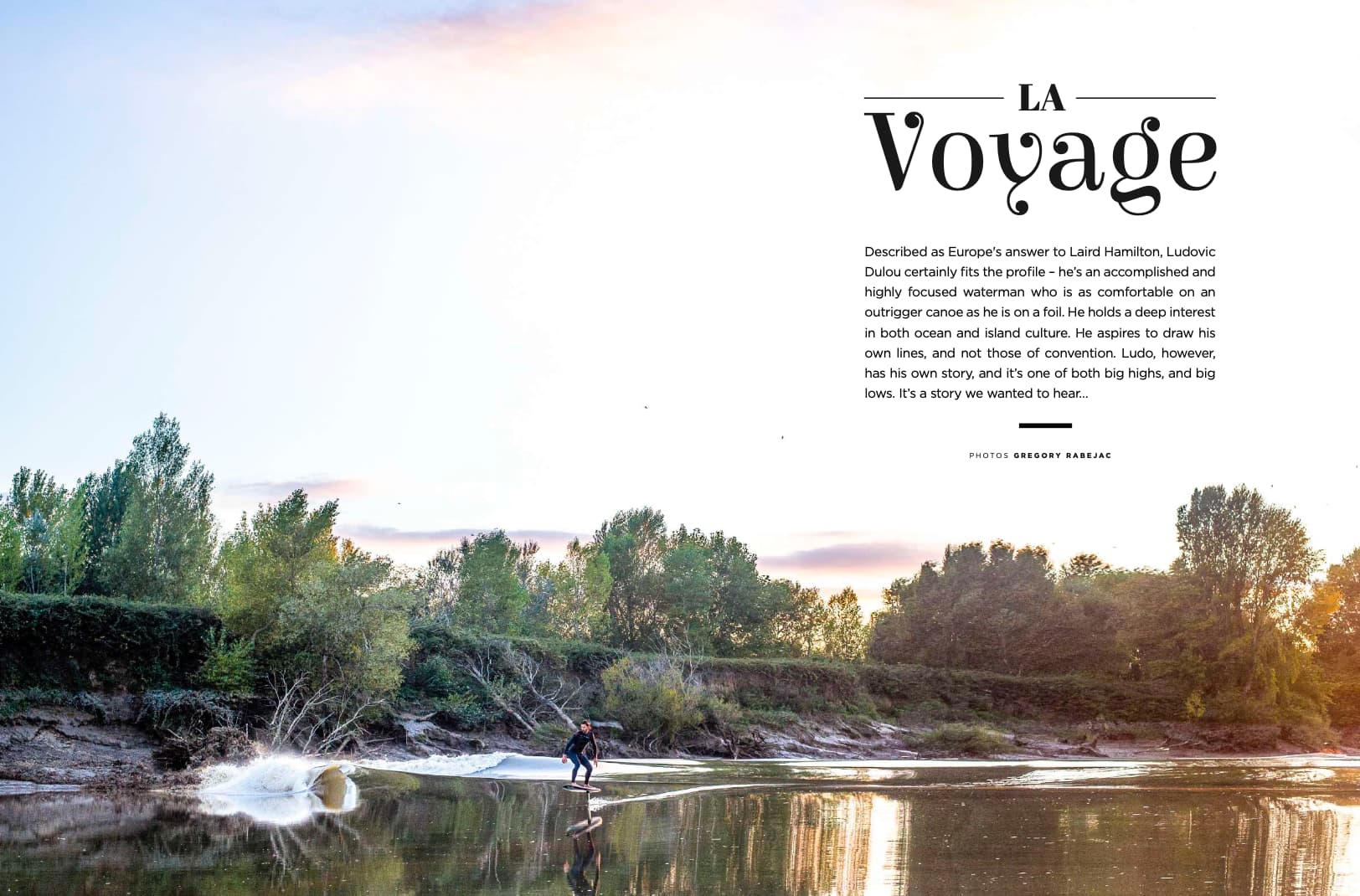 Article La Voyage de Foil Magazine